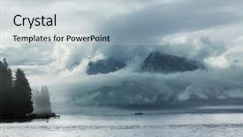  Presentation with united states unity - PPT theme enhanced with polar region - landscapes of alaska united states background and a  colored foreground