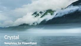  Presentation with united states - Presentation design consisting of polar region - landscapes of alaska united states background and a  colored foreground