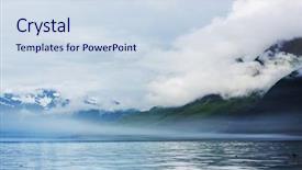  Presentation with united states - Cool new presentation theme with polar region - landscapes of alaska united states backdrop and a  colored foreground