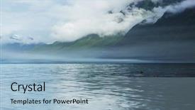  Presentation with united states unity - Beautiful presentation featuring polar region - landscapes of alaska united states backdrop and a  colored foreground