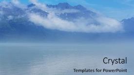  Presentation with united states unity - Theme having polar region - unusual summer landscapes of alaska background and a light blue colored foreground