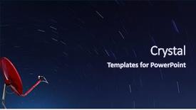  Presentation with star red - PPT layouts having polaris - conceptual of red satellite background and a wine colored foreground