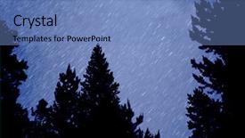  Presentation with star trails - Slides consisting of polaris - star trails in blue night background and a  colored foreground