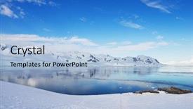  Presentation with beautiful scenery of kuala lumpur - Presentation design featuring pole land ice - beautiful landscape and scenery background and a  colored foreground