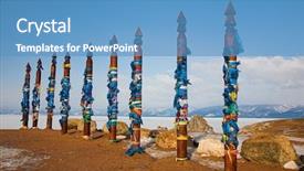  Presentation with pagan - PPT theme with beautiful funny caucasian young happy woman with charming smile in red dress and christmas hat trying to open bottle of champagne on white background santa girl isolated new year holiday concept background and a white colored foreground.