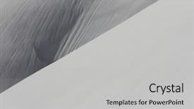  Presentation with snowy mountain tops in alaska - Slides enhanced with pole land ice - snowy mountain slope background background and a  colored foreground