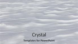  Presentation with snowy mountain tops in alaska - Beautiful slide deck featuring pole land ice - snowy mountain slope background backdrop and a  colored foreground