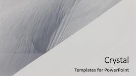  Presentation with winter - Presentation design consisting of pole land ice - snowy mountain slope winter background background and a  colored foreground