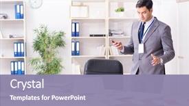  Presentation with forensics - Amazing slide deck having police - forensics investigator at the scene backdrop and a mint green colored foreground