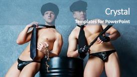  Presentation with police brutality - Presentation consisting of police brutality - striptease dancers wearing costumes background and a teal colored foreground