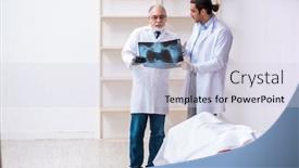  Presentation with police - Cool new PPT layouts with police-coroner-examining-dead-body backdrop and a lemonade colored foreground