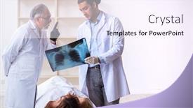  Presentation with police - Slide deck enhanced with police-coroner-examining-dead-body background and a pink colored foreground