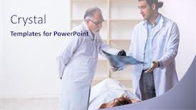  Presentation with homicide investigation police - Colorful presentation theme enhanced with police-coroner-examining-dead-body backdrop and a sky blue colored foreground