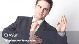  Presentation with music man in suit guitar - Presentation featuring police interview - swearing white man in suit background and a dark gray colored foreground