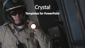  Presentation with traffic cop - PPT theme enhanced with police investigation - middle aged traffic cop investigating background and a black colored foreground