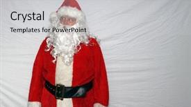  Presentation with white sheet - Theme featuring police mug shot or line background and a light gray colored foreground