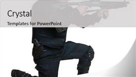  Presentation with body systems organization - Beautiful presentation theme featuring full body view of police backdrop and a light gray colored foreground