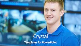  Presentation with video surveillance - PPT layouts with police personnel management - video monitoring surveillance security system background and a  colored foreground