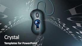  Presentation with internet security - Amazing theme having police state - internet security and surveilance backdrop and a  colored foreground