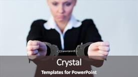  Presentation with woman business - Amazing slides having police stress - business woman tied up backdrop and a tawny brown colored foreground