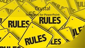  Presentation with change - PPT theme consisting of policy change - rules background and a gold colored foreground