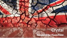  Presentation with national security - Slide deck featuring policy crisis and national security background and a red colored foreground