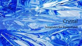  Presentation with plastic bottle - Amazing slides having poliethylene - closeup of a smashed plastic backdrop and a light blue colored foreground