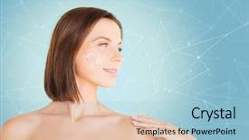  Presentation with transport and future technology concept - Slides with polis - beauty science and future technology background and a light blue colored foreground