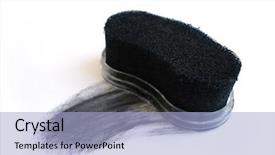  Presentation with arise and shine - Slides consisting of polish army - black shoe shine brush background and a light blue colored foreground