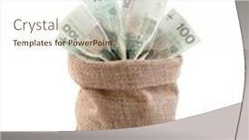  Presentation with bag - Presentation having polish-money-in-the-bag background and a cream colored foreground