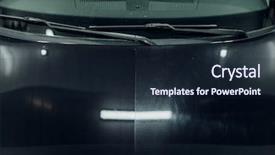  Presentation with process - Theme enhanced with polished - car hood background and a  colored foreground