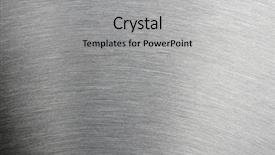  Presentation with aluminium - Beautiful slide deck featuring polished metal texture with reflections backdrop and a light gray colored foreground