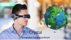  Presentation with digital - Audience pleasing slide set consisting of polisi - digital composite of businessman wearing backdrop and a light blue colored foreground