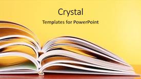  Presentation with magazines - Colorful theme enhanced with political advertising - color magazines backdrop and a white colored foreground