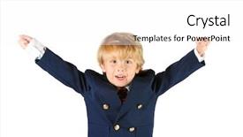  Presentation with political campaign - Cool new presentation theme with political campaign - victory backdrop and a white colored foreground