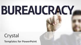  Presentation with business man climbs up to the top of 3d success stairs steps - Cool new theme with political goverment - business man pointing to transparent backdrop and a white colored foreground