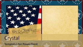  Presentation with patriotic - Colorful presentation theme enhanced with political goverment - patriotic textured background with antique backdrop and a yellow colored foreground
