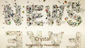  Presentation with political - PPT layouts featuring political manipulation - fake news concept background and a lemonade colored foreground