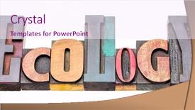  Presentation with ecology - PPT theme featuring political science - ecology - isolated word abstract background and a  colored foreground