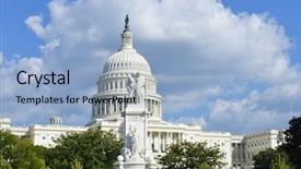  Presentation with capitol - PPT theme with politicas de estado - united states capitol - washington background and a  colored foreground