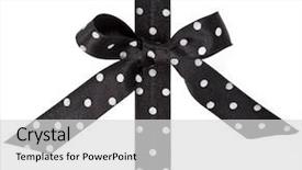  Presentation with black dot - Audience pleasing PPT layouts consisting of prosthodontics - fixed partial denture - ceramic backdrop and a mint green colored foreground