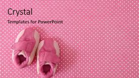  Presentation with baby shoes - PPT theme consisting of streets of shibam toen hadhramaut province yemen background and a light gray colored foreground