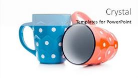  Presentation with white - Presentation design featuring polka-dot-mugs-isolated background and a white colored foreground