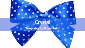  Presentation with dark blue - Slides enhanced with polka dots made from silk background and a cobalt blue colored foreground