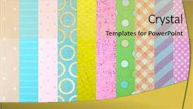  Presentation with partchment paper texture - Amazing slides having polks dots - assortment of different paper textures backdrop and a yellow colored foreground