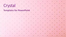  Presentation with partchment paper texture - PPT theme enhanced with polks dots - color textured paper background background and a pink colored foreground