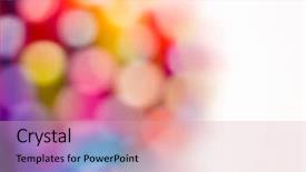  Presentation with soft colors - Presentation consisting of polks dots - soft focus blur in beautiful background and a coral colored foreground