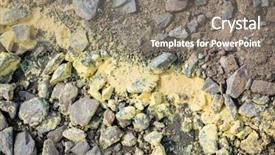  Presentation with pollen - Presentation theme enhanced with pollen residue at the lakeside background and a gray colored foreground