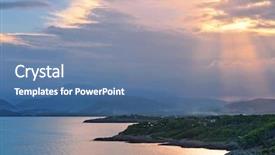  Presentation with how to design a landscape - Colorful PPT theme enhanced with pollenca near alcudia mallorca balearic backdrop and a ocean colored foreground