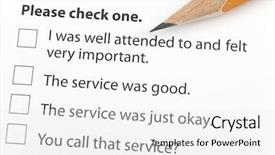  Presentation with brain feedback - Colorful theme enhanced with polling survey - feedback backdrop and a white colored foreground